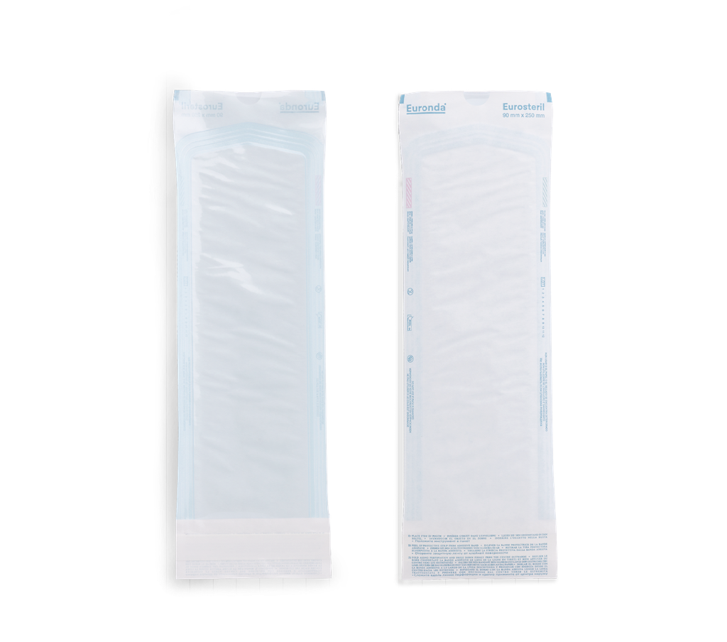 Enveloppes de stérilisation autosoudables - 9 x 25 cm 
(Paquet de 200 pièces)