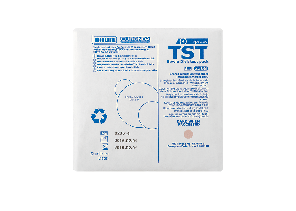 Bowie & Dick control test