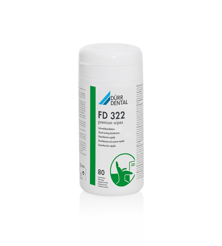 FD 322 premium wipes Désinfection rapide