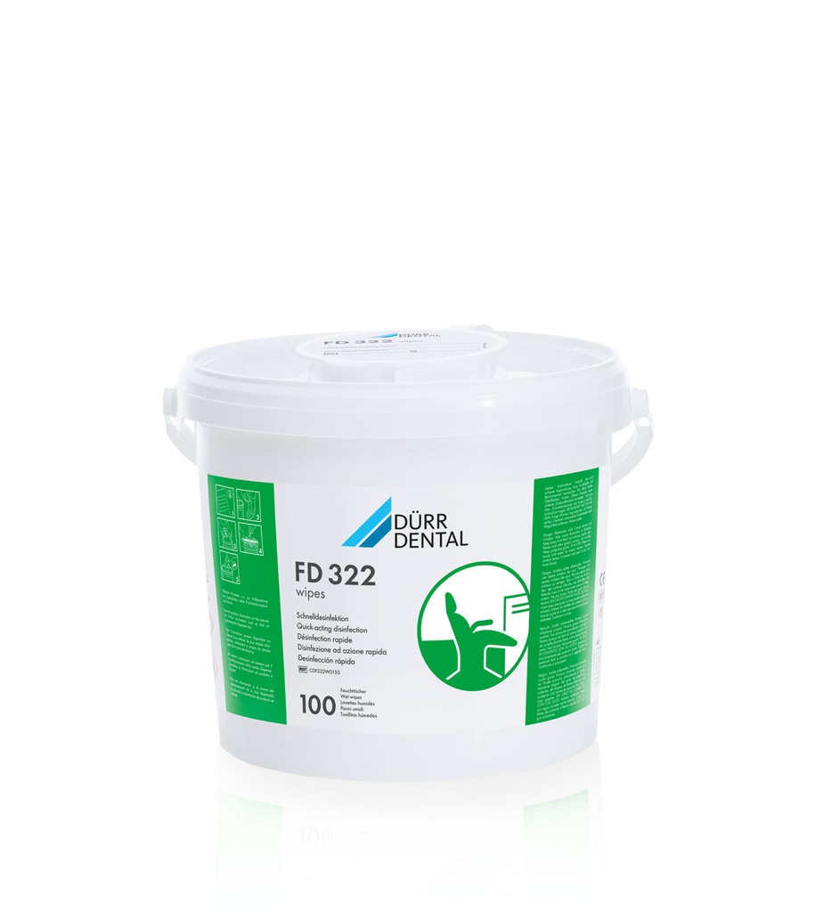 FD 322 wipes – Lingettes de désinfection sans odeur