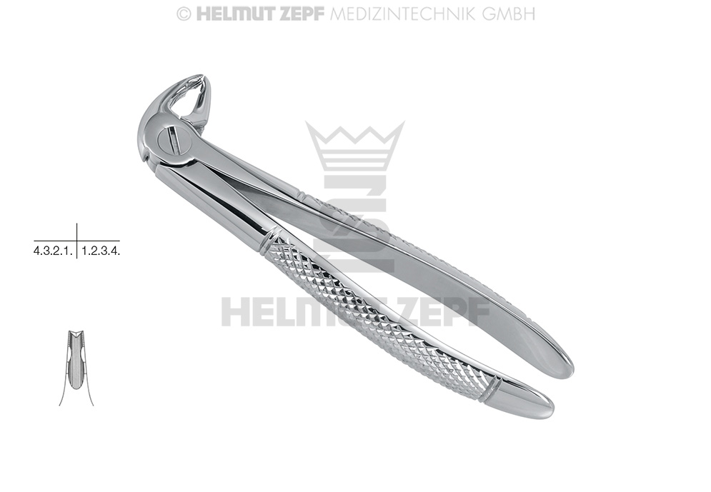 DAVIER FORME ANGLAISE FIG. 133AS, 13 CM MODEL SPÉCIAL POUR ENFANT 