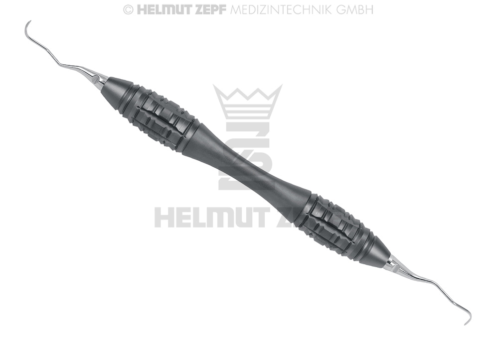 SPECIAL CURETTE PERIODONTIC GRACEY 13-14, HÜRZELER / ZUHR DESIGN GRIFF, AUSWECHSELBARE EINSÄTZE