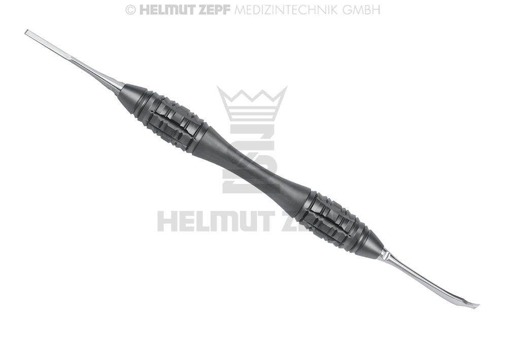 BURIN A OS DOUBLE EXTRÉMITÉ HUERZELER/MANCHE ZUHR DESIGN, EMBOUT INTERCHANGEABLE