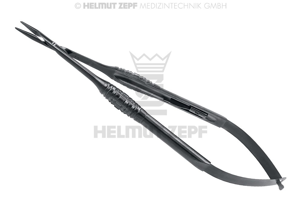 PORTE-AIGUILLE MICRO MACRO, DESIGN HÜRZELER/ZUHR, 17,5CM REVÊTEMENT PVD C13 (SABLE), COULEUR ANTHRACITE