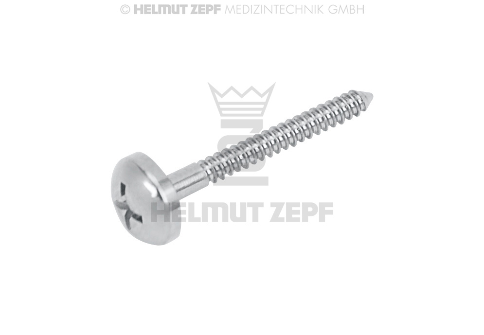 MICRO VIS Ø 1,2 X 12 MM TÊTE DE BLINDAGE Ø 4MM, FENTE CRUCIFORME 