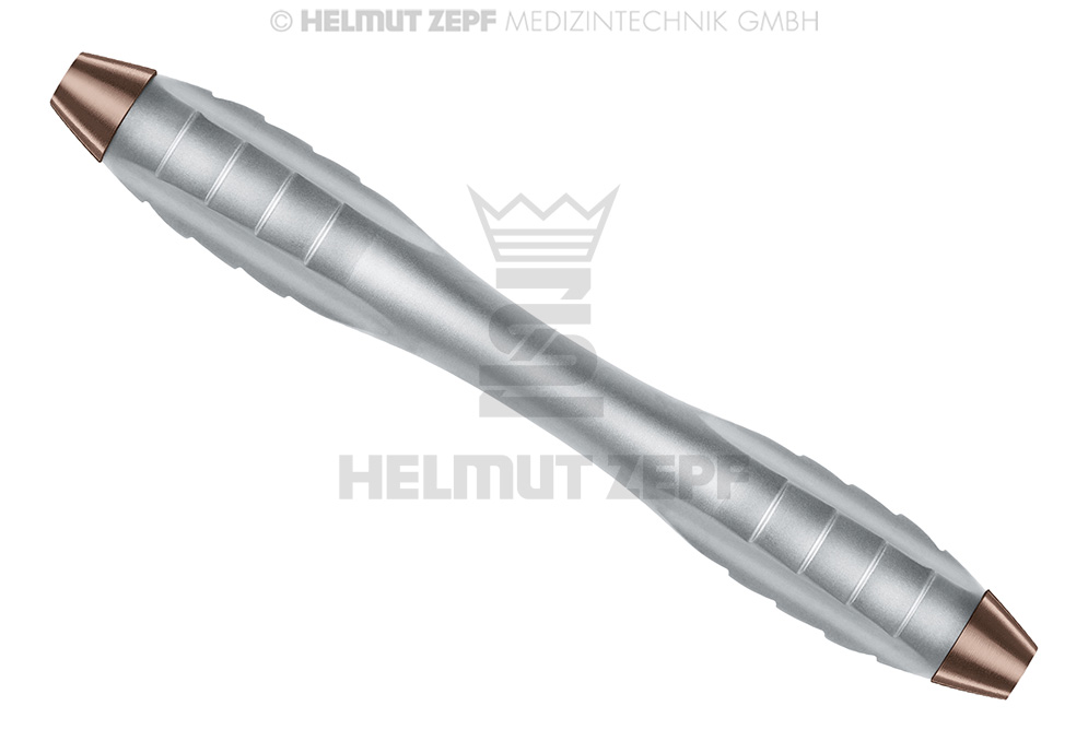 Z-SHAPE RELAX MANCHE BRUN CAVITÉ CONCAVE, ÉCAILLE CONVEXE DOUBLE EXTRÉMITÉ M4X0,5; LONGUEUR: 100MM