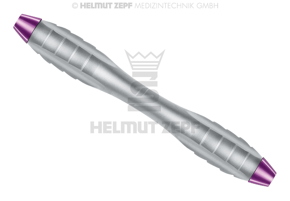 Z-SHAPE RELAX MANCHE POURPRE CAVITÉ CONCAVE, ÉCAILLE CONVEXE DOUBLE EXTRÉMITÉ M4X0,5; LONGUEUR: 100MM