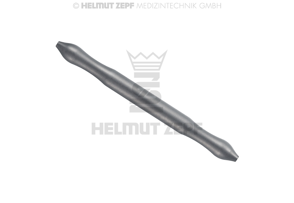 CAPSTAN - MANCHE D'INSTRUMENT EN TITANE, DOUBLE EXTRÉMITÉS, Ø 9 MM INSERTS ÉCHANGEABLES M 2,5