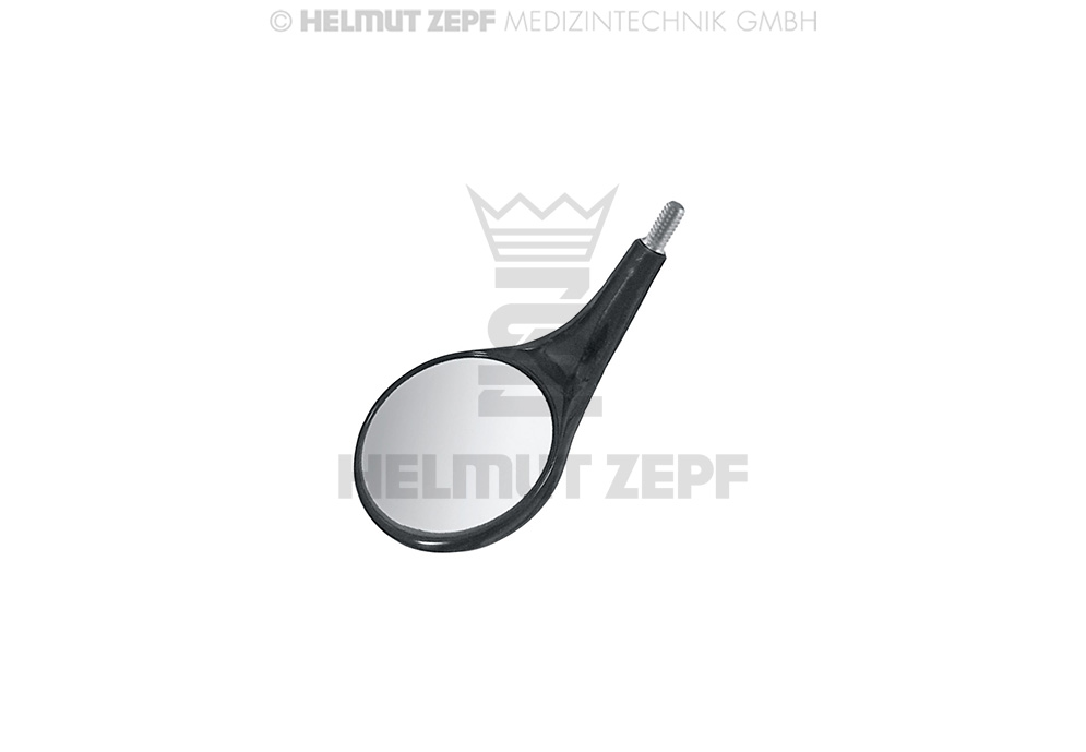 LIPCARE MIROIR À BOUCHE, TITANE, DIAM. 24 MM, FRONTSURFACE EMBALLÉ INDIVIDUELLEMENT