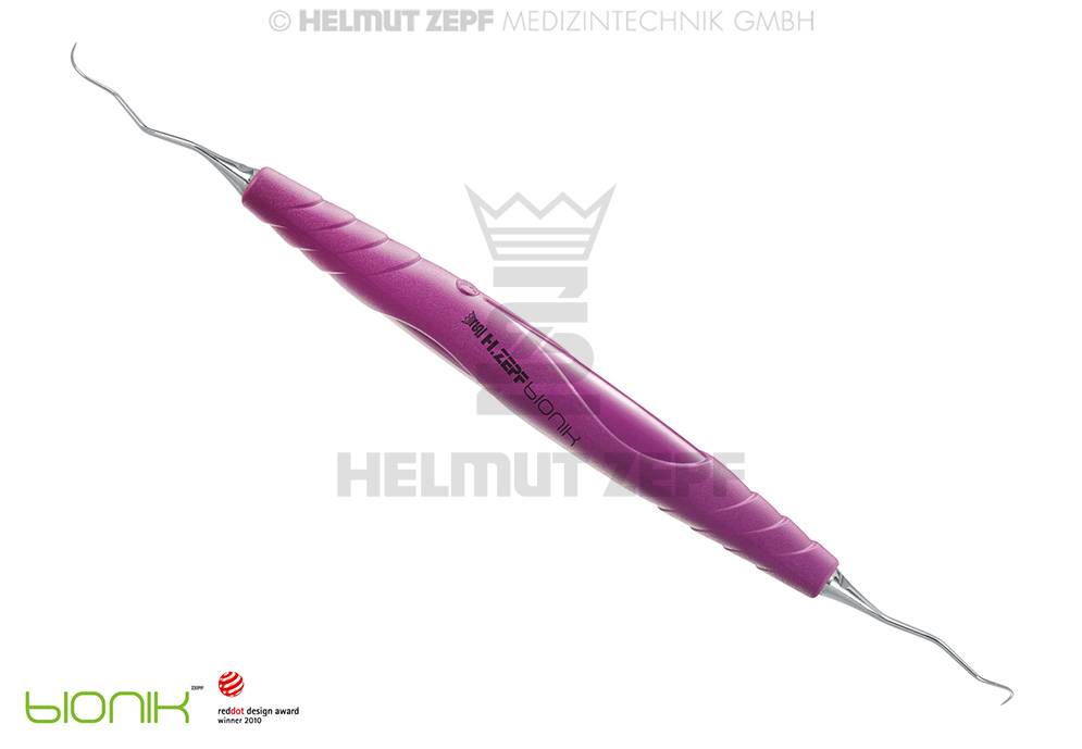 SONDE 11-12 POINTES FINES, AIGUES, ÉCHANGEABLES, M4X0,5, MANCHE BIONIK, VIOLET VIF