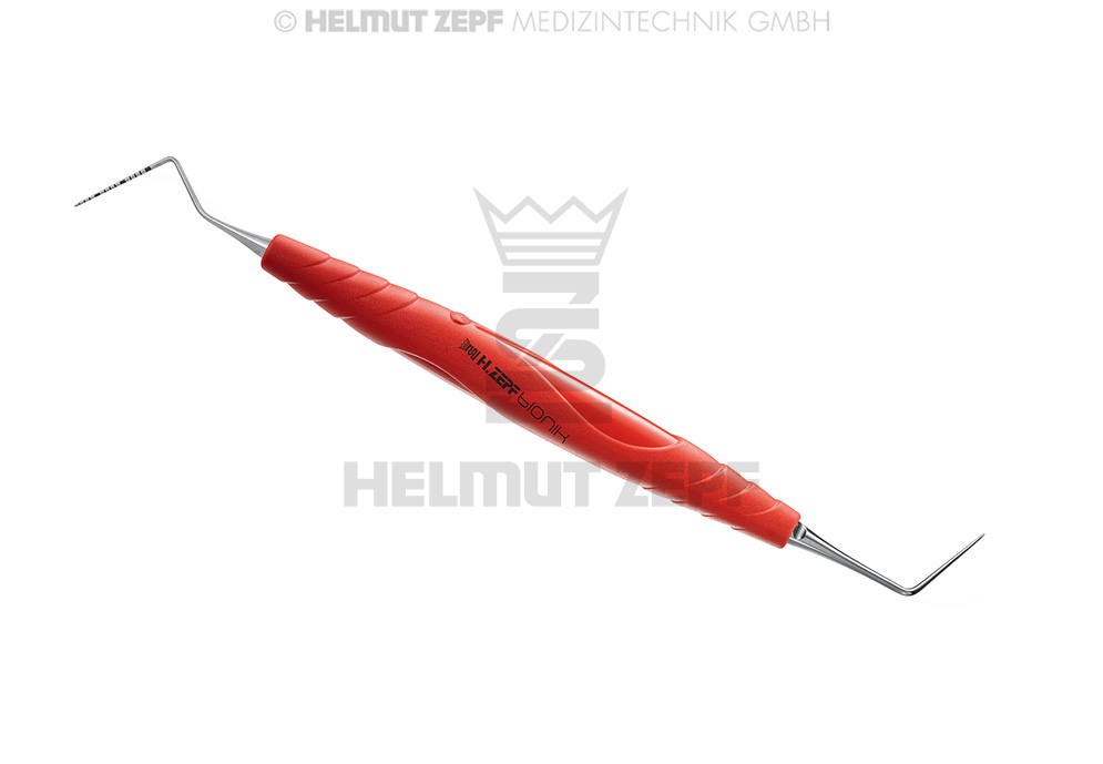 INSTRUMENT COMBINÉ, SONDE PARODONTALE NORTH CAROLINA CNC, SONDE FIG. 16, STABLE,