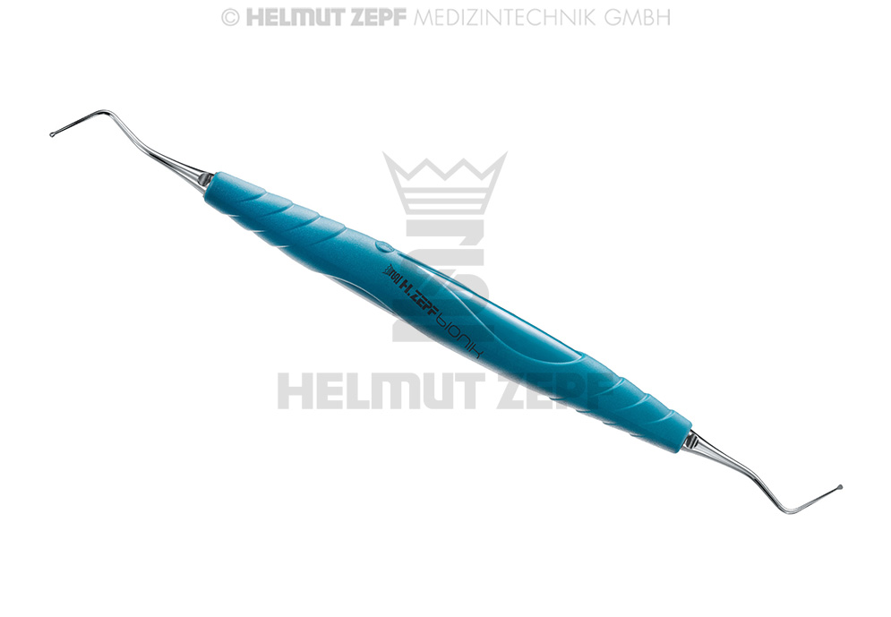 EXCAVATEUR CHIRURGICAL, DOUBLE, ANGULAIRE, 1,2 MM, ROND 