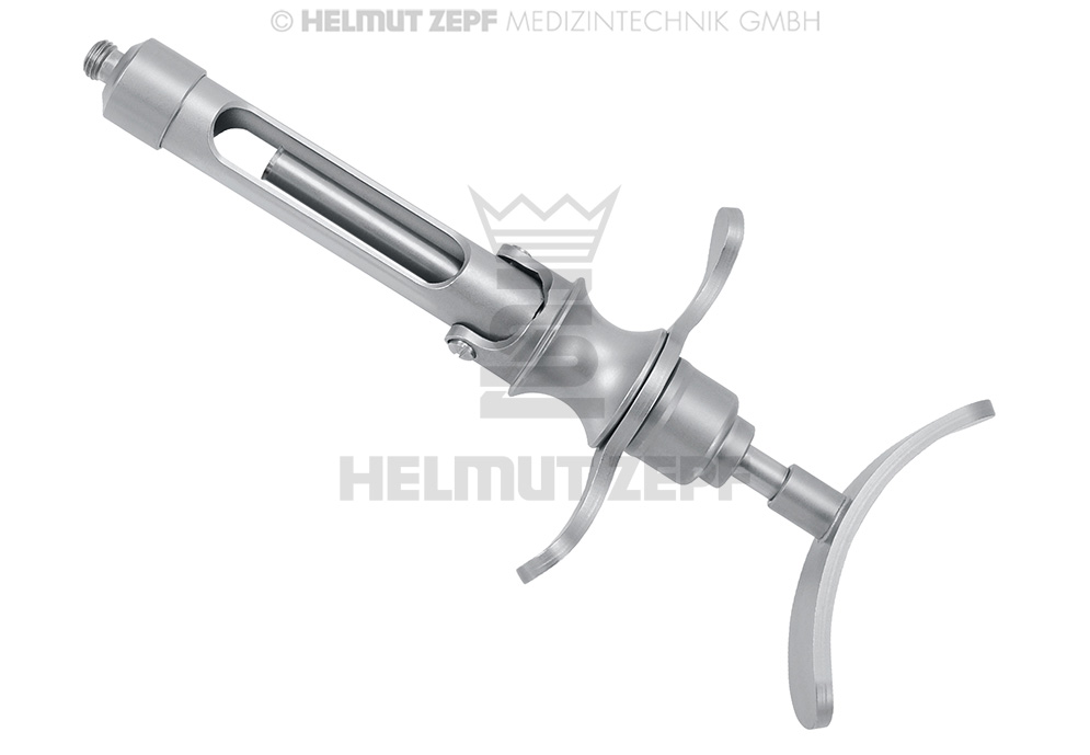 SERINGUE Á CARPULE CYLINDRIQUE INOXY 1,8 CCM, AUTO-ASPIRATION, FILETAGE US, SANS ANNEAUX