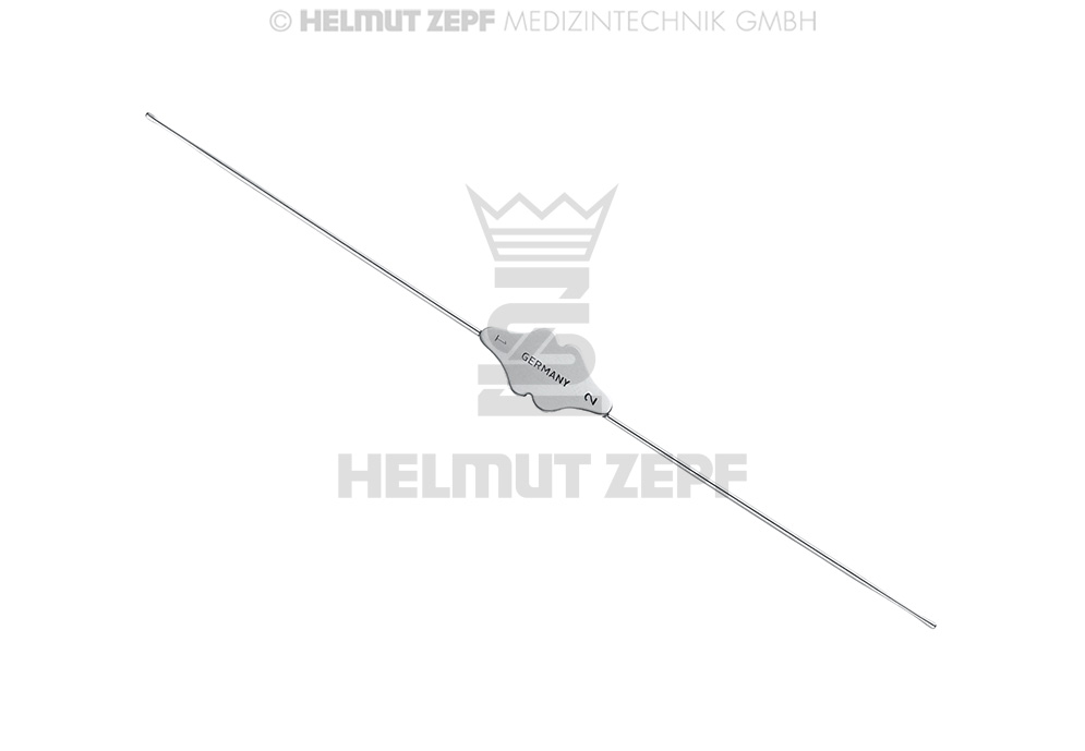 BOWMAN SONDE,FIG-1/2, BOUTONNÉE D 0.9 ET 1.1 MM, MAILLECHORT 