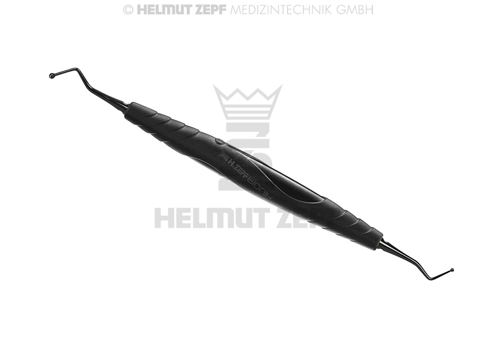 FOULOIR COMPOSITE, MANCHE BIONIK, NOIR, INSERTS ÉCHANGEABLES, REVÊTMENT ONYX