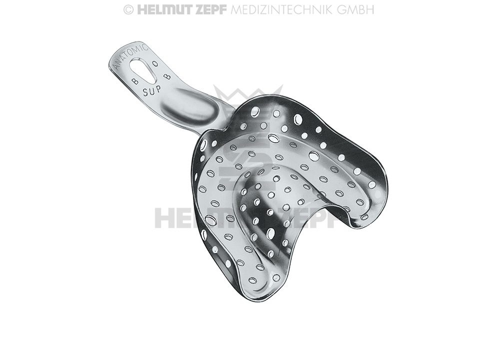 PORTE-EMPREINTE,FIG.0 MODÈLE EHRICKE, PERFORÉ INOXYDABLE,