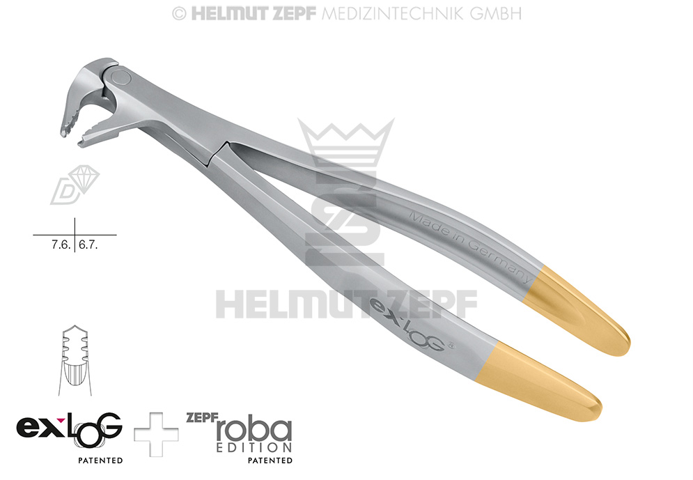 EXLOG® DAVIER FIG. 22 MORS SPÉCIAUX POUR UNE PRÉHENSION PROFONDE ET PARALLÈLE