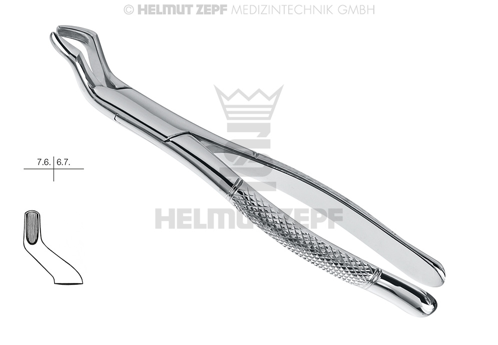 DAVIER, FORME AMÉRICAINE FIG. 10-S, MOLAIRES SUPÉRIEURES