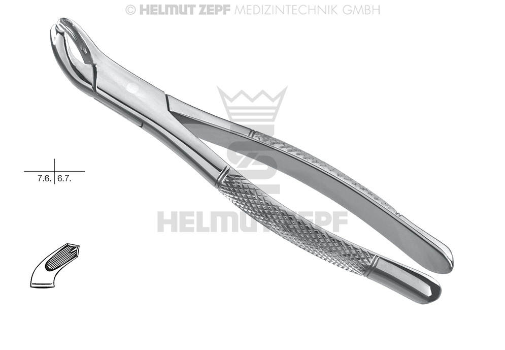 DAVIER, FORME AMÉRICAINE, FIG. 17, MOLAIRES INFÉRIEURES, DES DEUX CÔTÉS