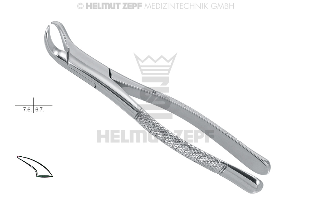 DAVIER, FORME AMÉRICAINE, FIG. 23, MOLAIRES INFÉRIEURES