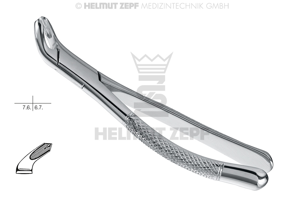 DAVIER, FORME AMÉRICAINE, FIG. 217, MOLAIRES INFÉRIEURES 