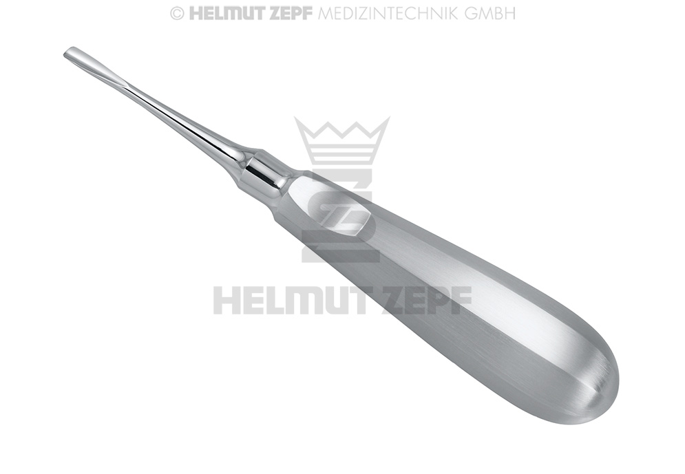 ÉLÉVATEUR DE RACINES, 4 MM, FIG. 2, AVEC APPUI-DOIGTS 