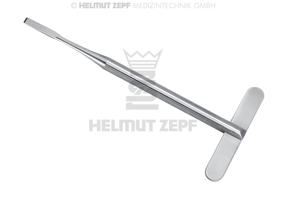 CISEAU-BURIN, MOD. VIENNE, DROIT, 4 MM MANCHE PLAT