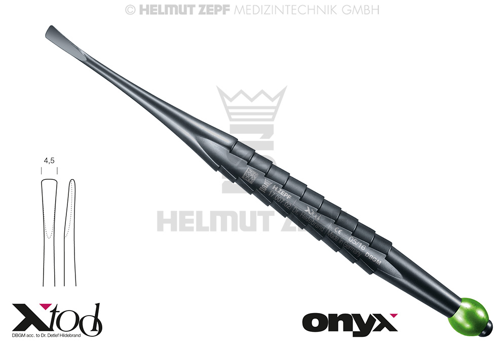 X - LUXA - TOOL - 2 DROIT, BOUT DE TRAVAIL 4,5 MM AVEC BOULE VERTE