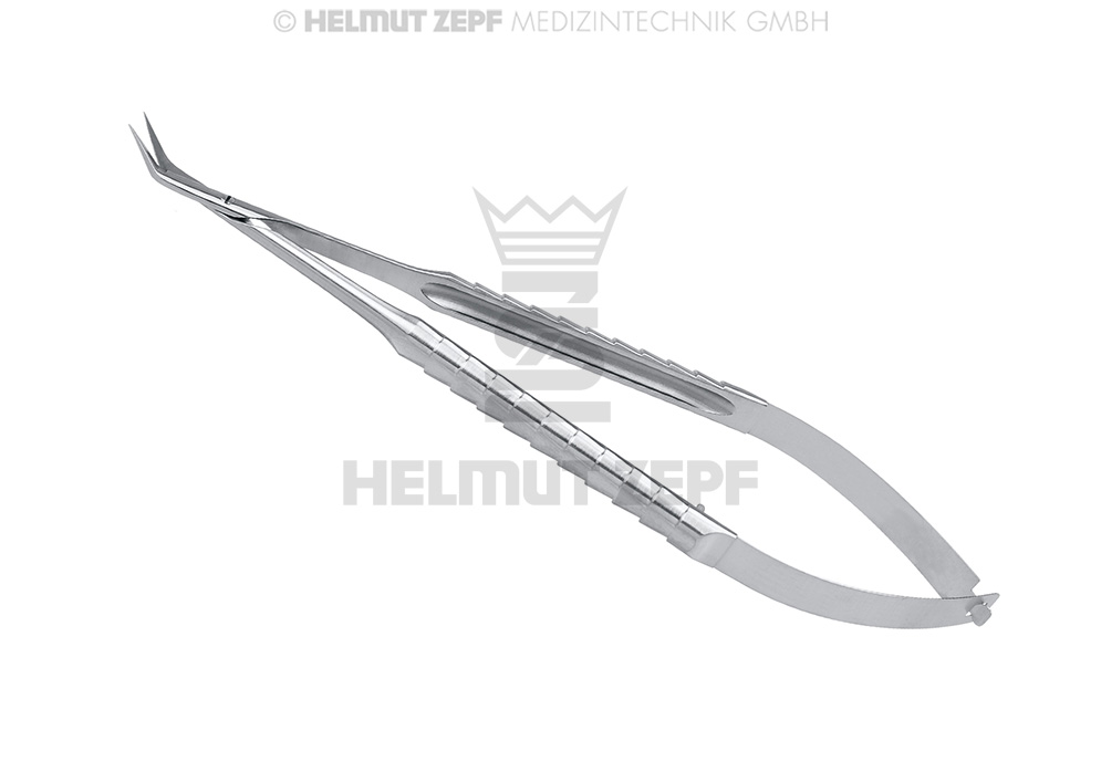 MICRO-CISEAUX À RESSORT, 16CM, AVEC MICRODENTELURE, ZEPF-LINE, 45°, ANGULAIRE