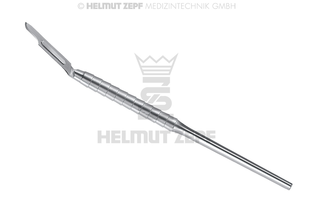 MANCHE DE BISTOURIS, NO. 3, ANGULÉ, POUR LAMES NO. 10-15 