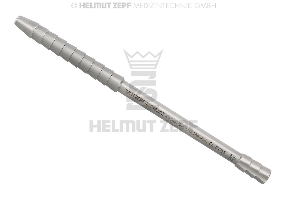 MANCHE DE BISTOURI MICROCHIRURGICAL ZEPF-LINE, MODÈLE LÉGER, TITANE, 13,5 CM 