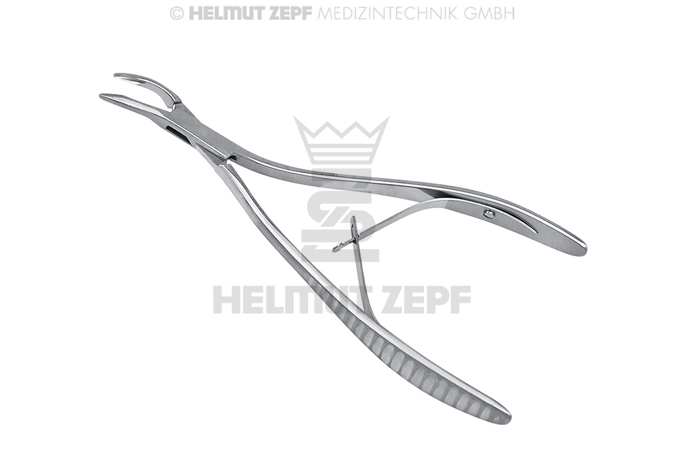 MICRO-FRIEDMAN, PINCE-GOUGE, 15,5 CM COURBURE LÉGÈRE DE LAGRANGE (FORME S)