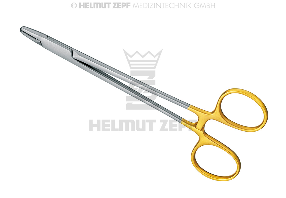 PINCES POUR SAISIR LES FILS D'ACIER ET POUR LIGATURES, AVEC MORS EN TC, 15 CM