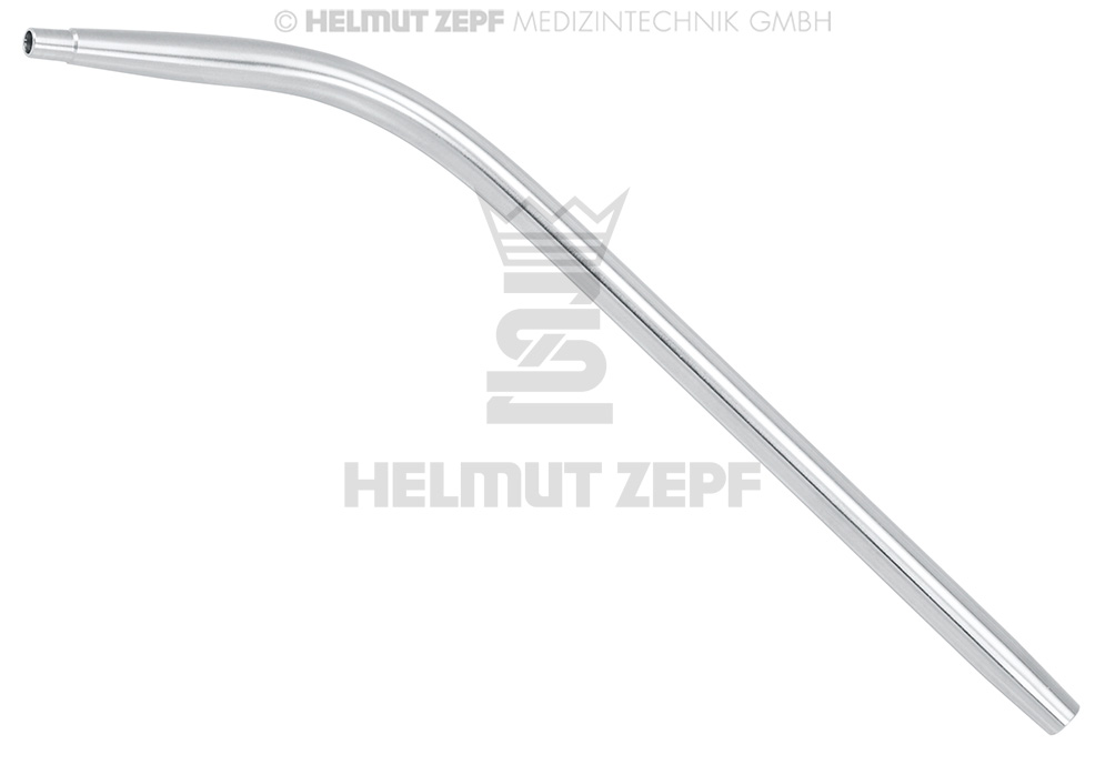 ASPIRATEUR CHIRURGICAL AVEC CONNEXION LUER OPTIMAL POUR ENDO TIPS, COURBÉ 175MM LANG Ø 4,2MM