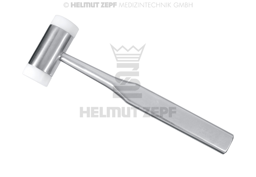 MAILLET POUR BONE SPLITTING DR. VOLLMER EMBOUTS ÉCHANGEABLES EN MATIÈRE PLASTIQUE,