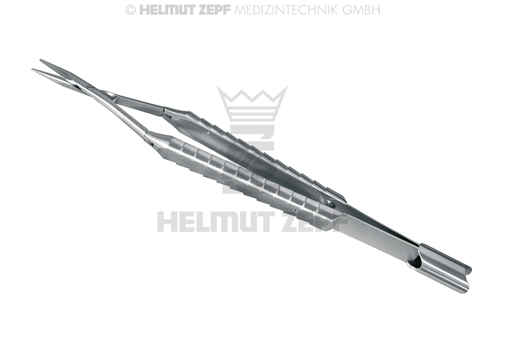 MICRO-PORTE-AIGUILLE, DEMULTIPLIE ZEPF-LINE, 17,5CM, TC, STRIÉ, MORS 0.6 MM, SANS CRÉMAILLÈRE