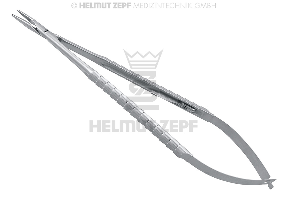 MICRO PORTE AIGUILLE, DROIT DENTELÉ,TC,18CM,8 MM, ZEPF-LINE MORS MACRO FORTS 11X2,0MM,