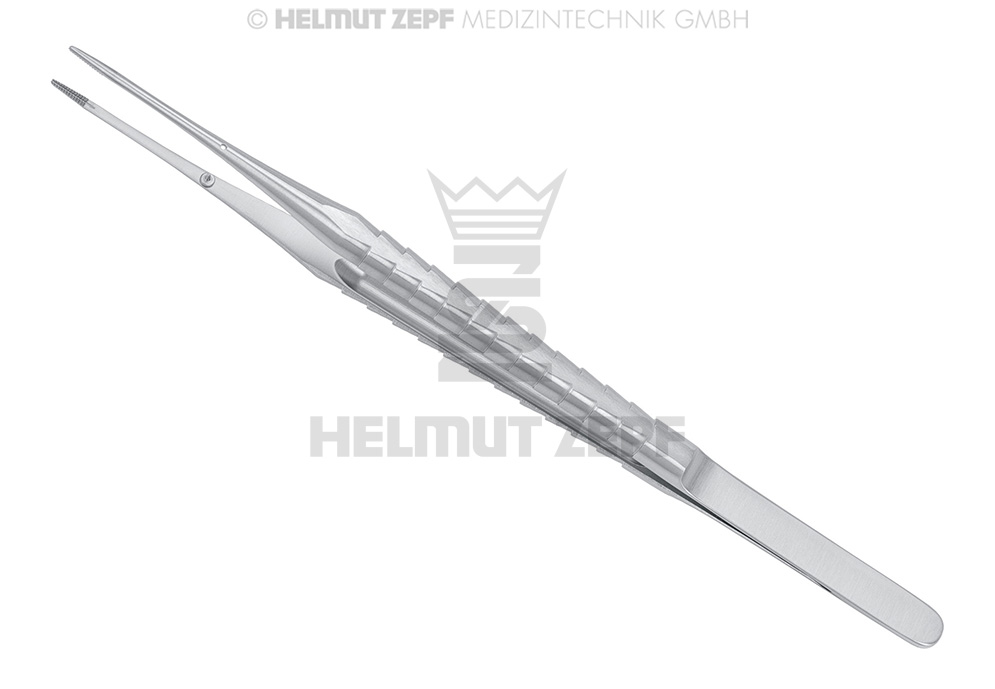 MICRO-PINCE D'APRÈS COOLEY, SLIM LINE, DROIT, 18 CM, INOXY., ZEPF-LINE AVEC PIVOT GUIDANT