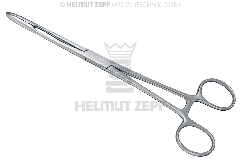 GROSS,PINCE À PANSEMENTS DROITE,AVEC CRÉMAILLIÈRE LONGUE,20 CM