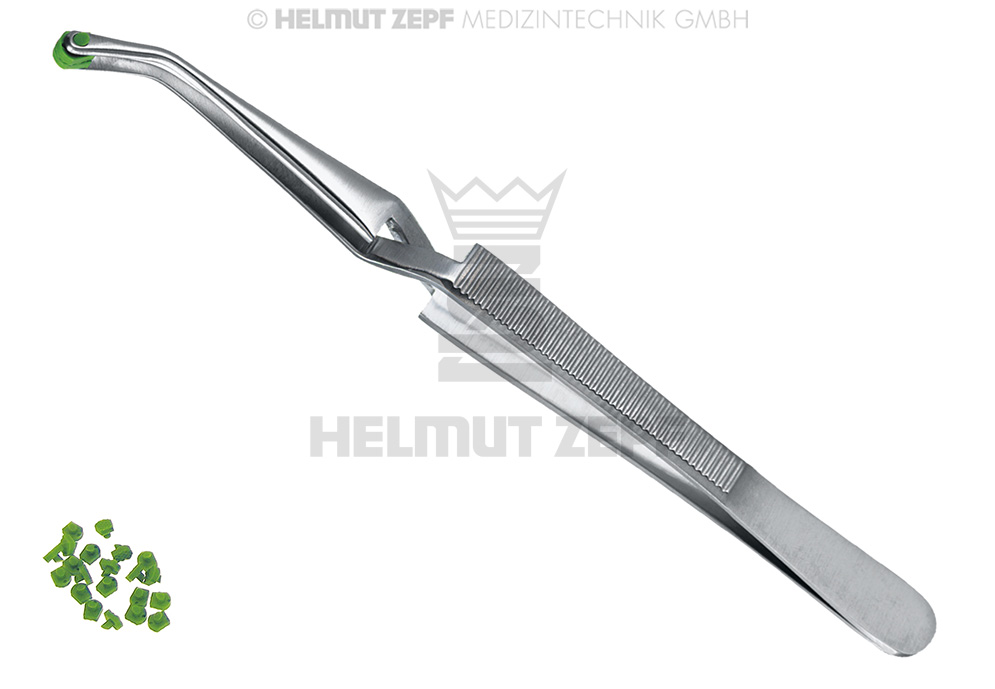 PRECELLE (INLAY), 16CM, AUTOSTATIQUE, AVEC COUSSINETS ÉCHANGEABLES EN MATIÈRE PLASTIQUE,