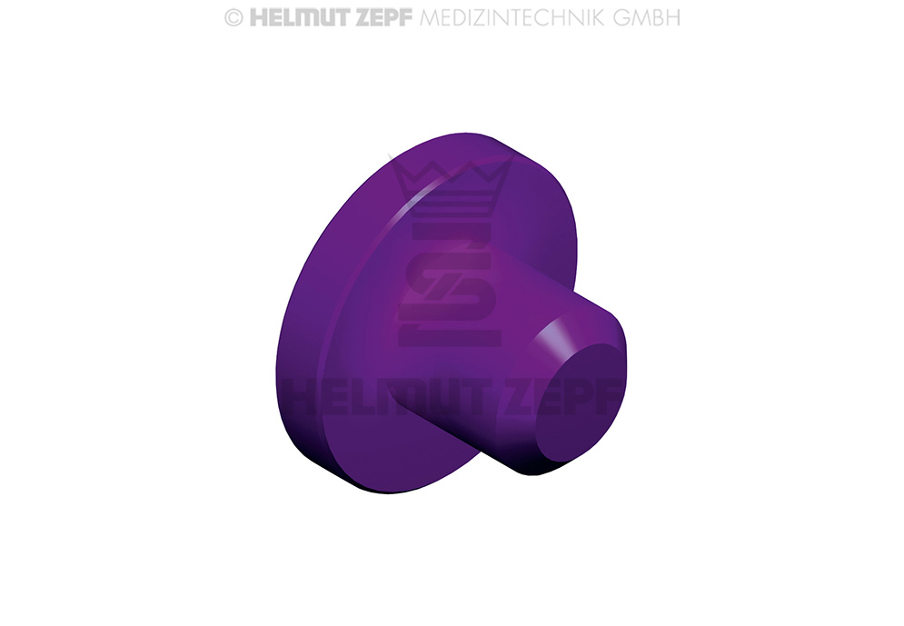 ZEPF-BIONIK, BOUCHON D'IDENTIFICATION, PEEK, VIOLET VIF 