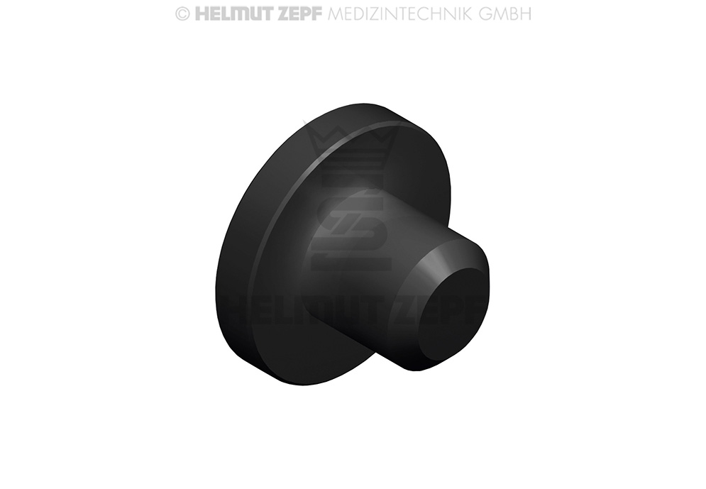ZEPF-BIONIK, BOUCHON D'IDENTIFICATION, PEEK, NOIR 