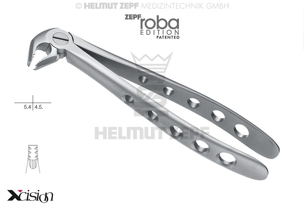 DAVIER, FORME ANGL., FIG.13 MODIF., ROBA-EDITION D'APRÈS DR. BECK PRÉMOLAIRES INFÉRIEURES,
