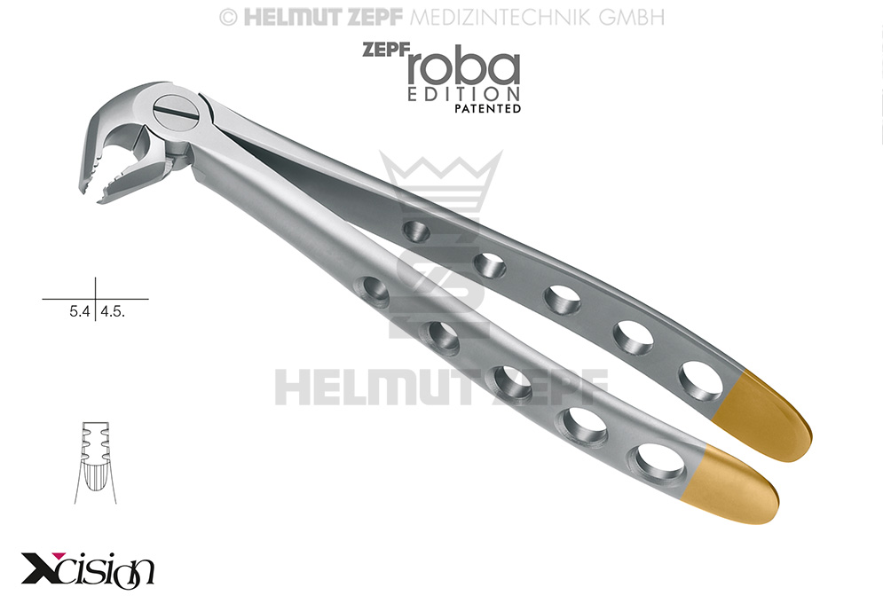DAVIER, FORME ANGL., FIG.13 MODIF., ROBA-EDITION D'APRÈS DR. BECK PRÉMOLAIRES INFÉRIEURES,