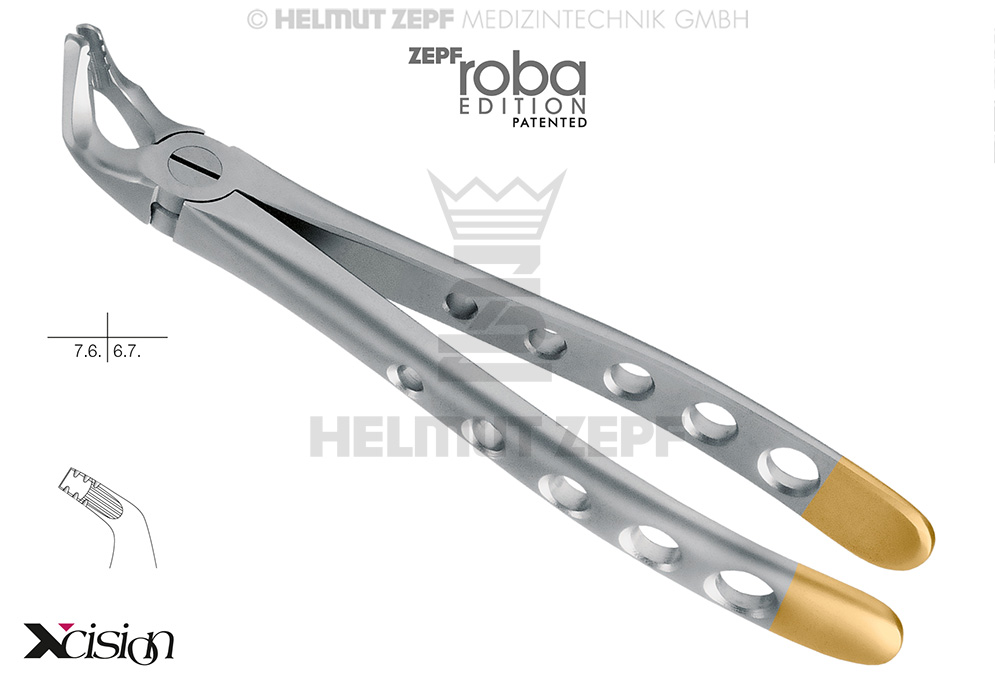 DAVIER, FORME ANGL., FIG. 321 PRÉMOLAIRES INFÉRIEURES, DIAMANTÉ, MODIF., ROBA-EDITION D'APRÈS DR. BECK