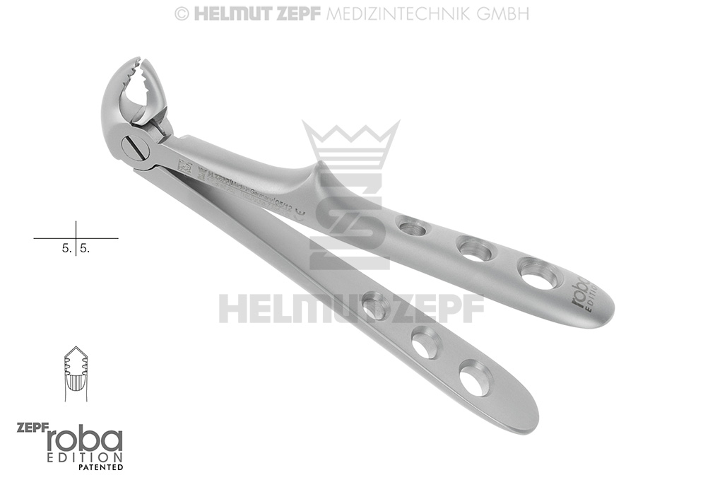 DAVIER, FORME ANGL., FIG. 22 POUR ENFANTS, DESIGN ROBA 