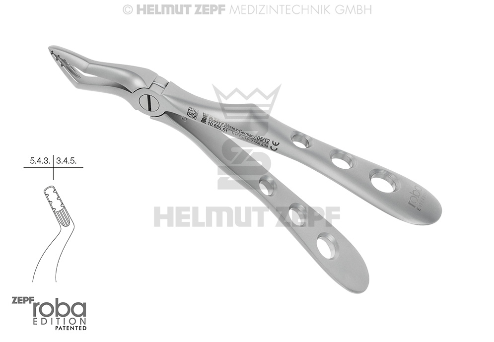DAVIER, FORME ANGL., FIG. 29 POUR ENFANTS, DESIGN ROBA 