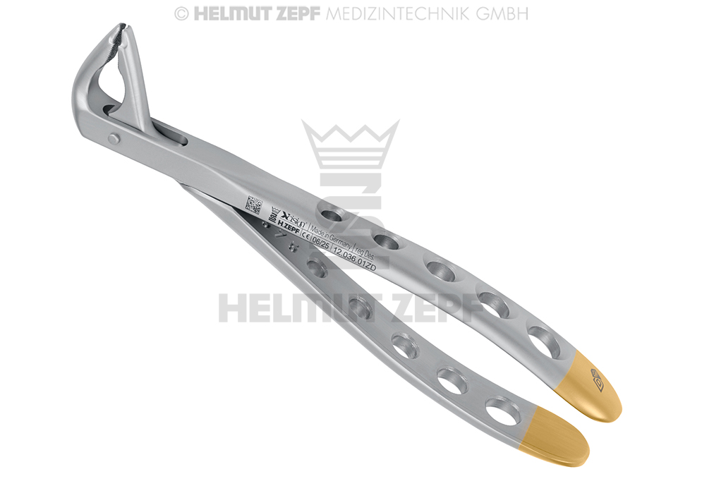 EXTRACT. FORCEPS, ENGL. PATTERN,FIG.36A LOWER INCISORS SPECIAL BEAKS, FAR-REACHING