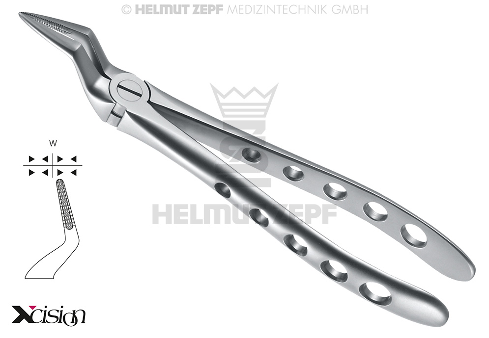 DAVIER, FORME ANGL., FIG.51-A DAVIER RACINES POUR MÂCHOIRE SUPÉRIEURE, XCISION-LINE®
