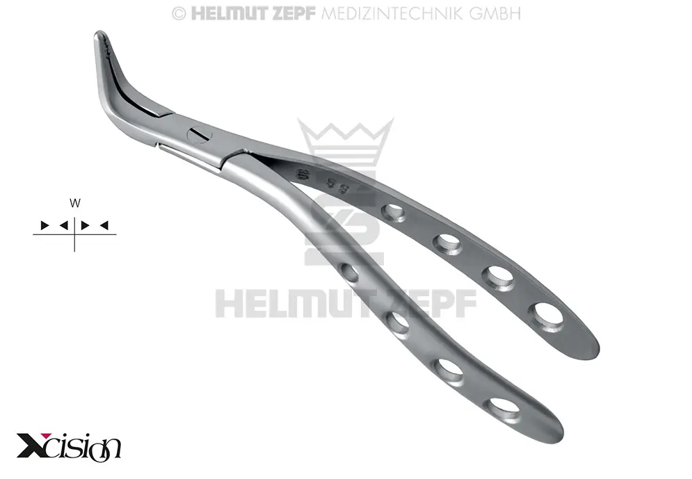 DAVIER A RACINES ET A ECHARDES POUR LA MACHOIRE INFERIEURE, ZEPF XCISION-DESIGN